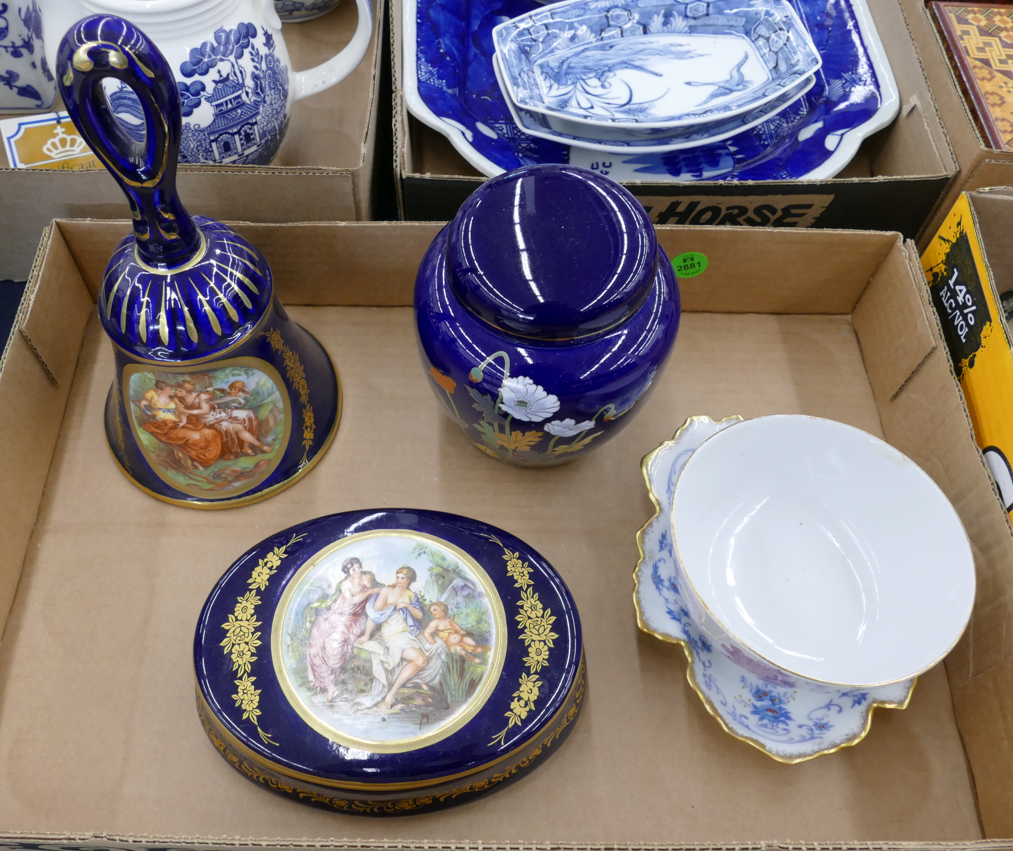 Box Italian Capodimonte Cobalt