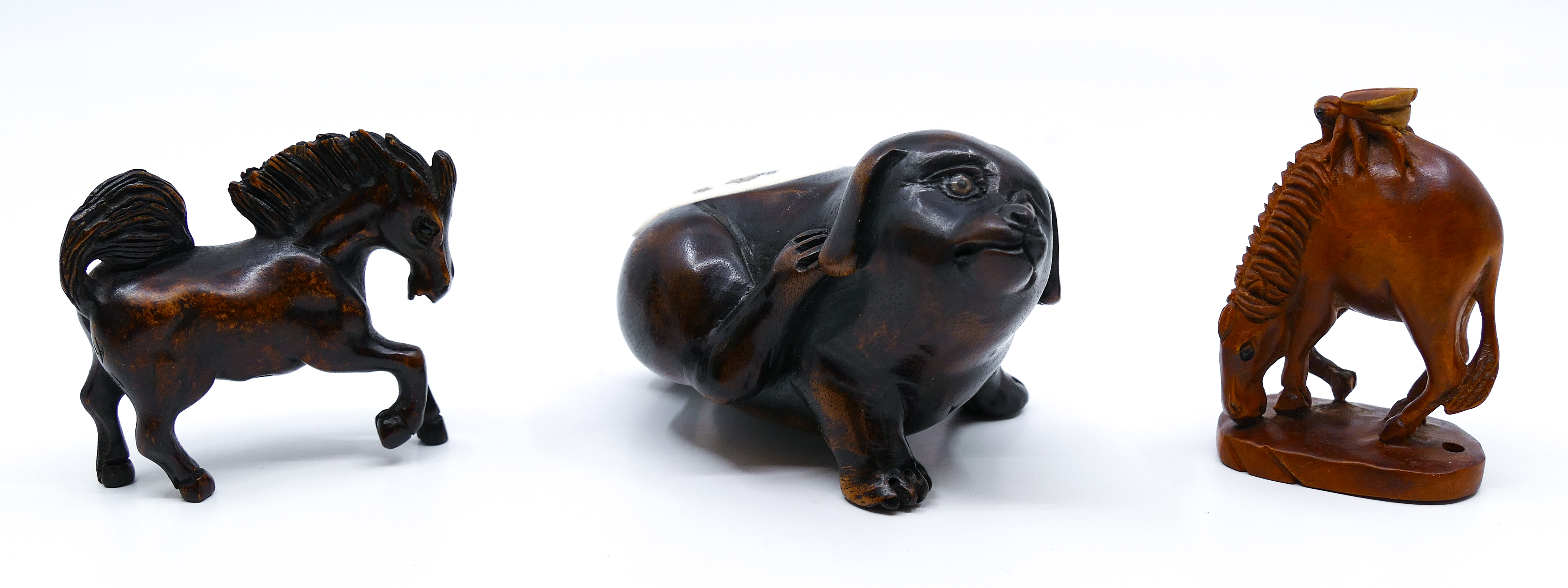Box Japanese Boxwood Netsuke etc.