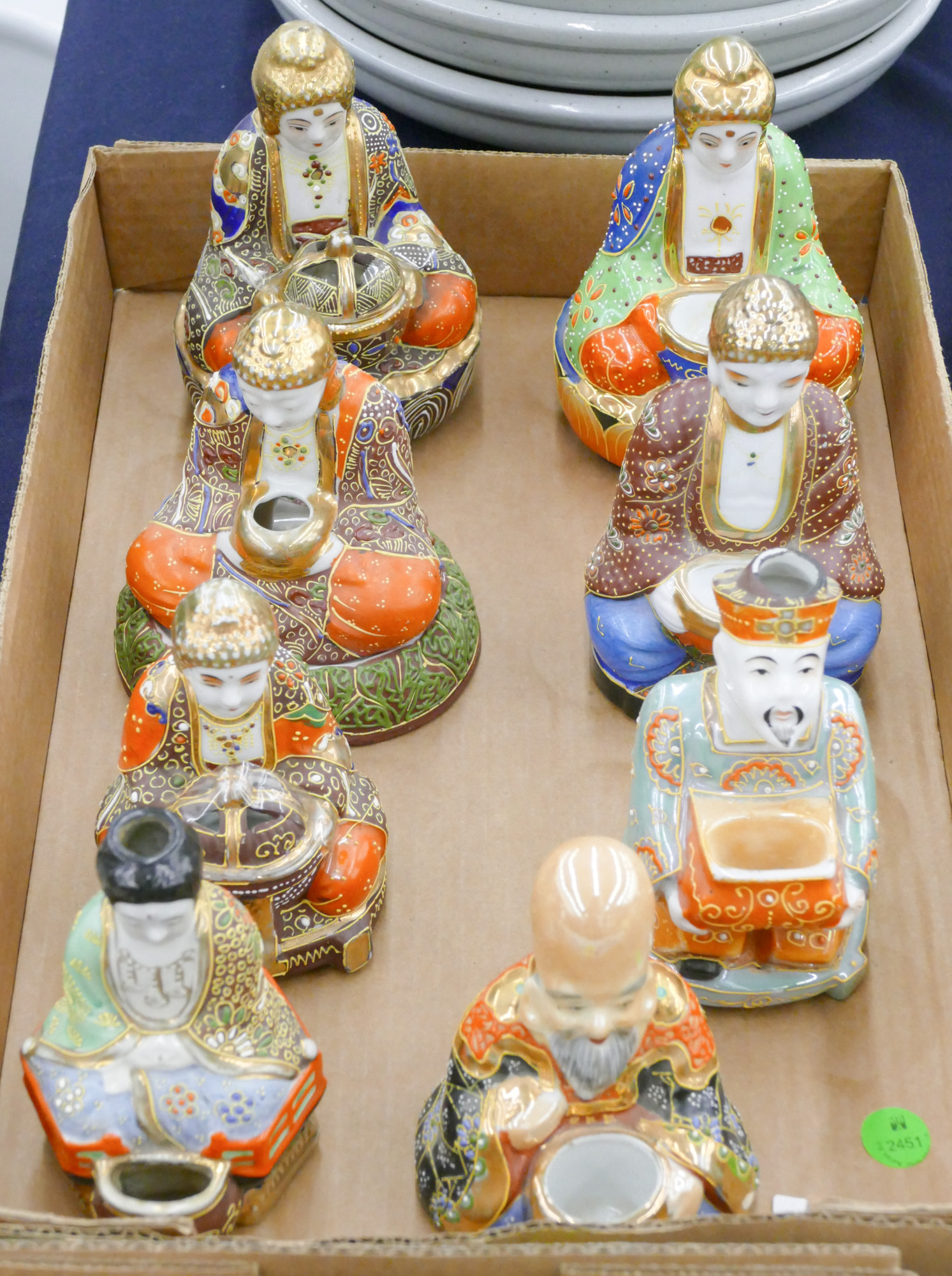 Box Japanese Buddha Kutani