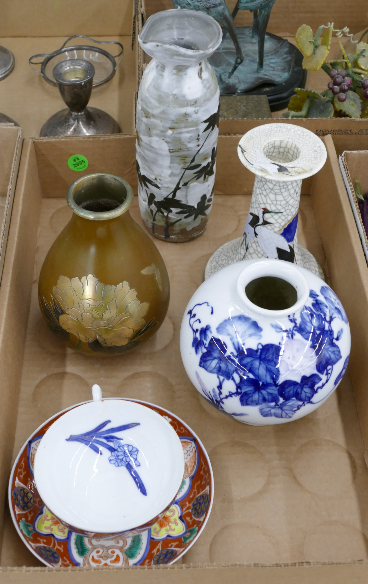Box Japanese Vases Etc