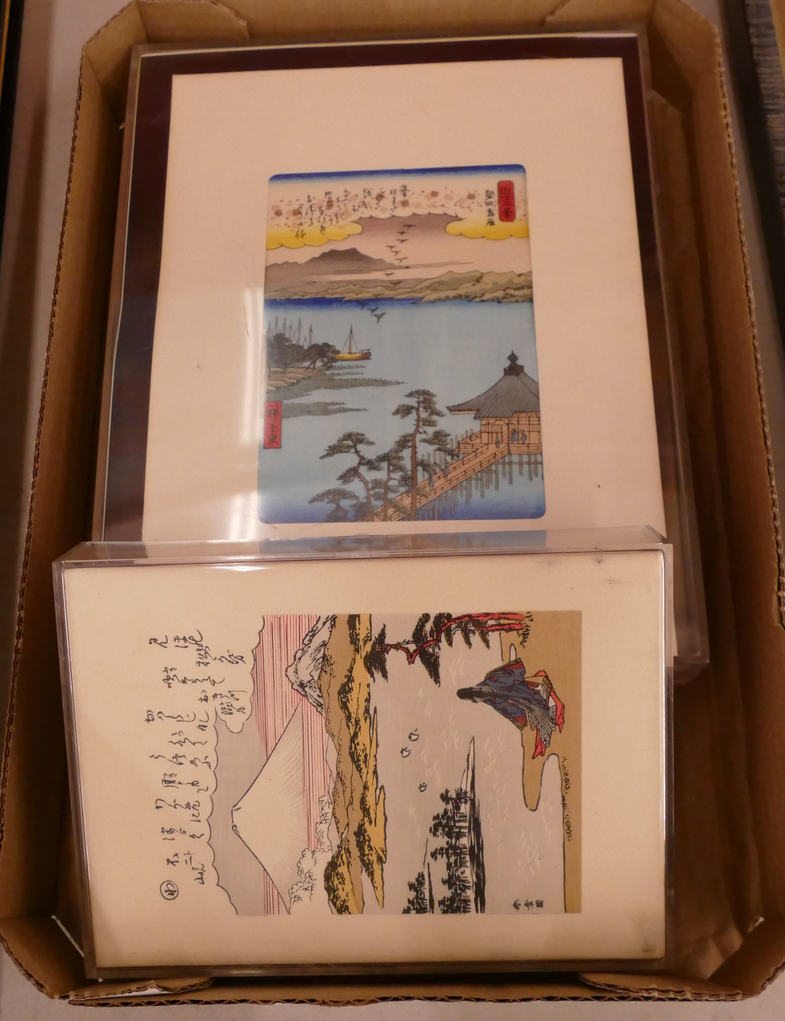 Box Japanese Woodblock Postcard