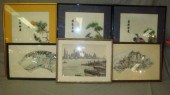 Box Lot of 6 Pieces of Framed