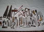 Box lot of assorted antique to