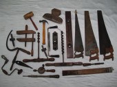 Box lot of assorted antique to