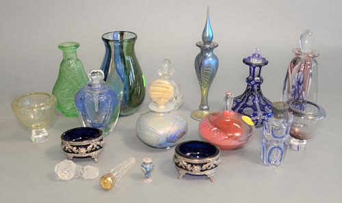 BOX LOT OF PERFUME BOTTLES AND