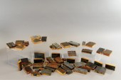 BOX LOT OF STAMP BLOCKS WITH T