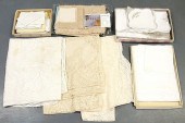 Box lot of table linens- Quake