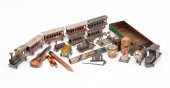BOX LOT OF TIN TOYS, MOSTLY TR