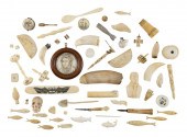 * BOX LOT OF WHALEBONE AND IVO