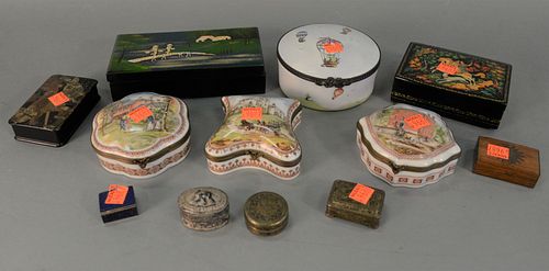 BOX LOT TO INCLUDE TWELVE BOXES