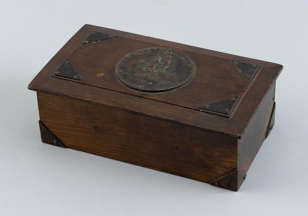 BOX MADE FROM WOOD RECLAIMED FROM