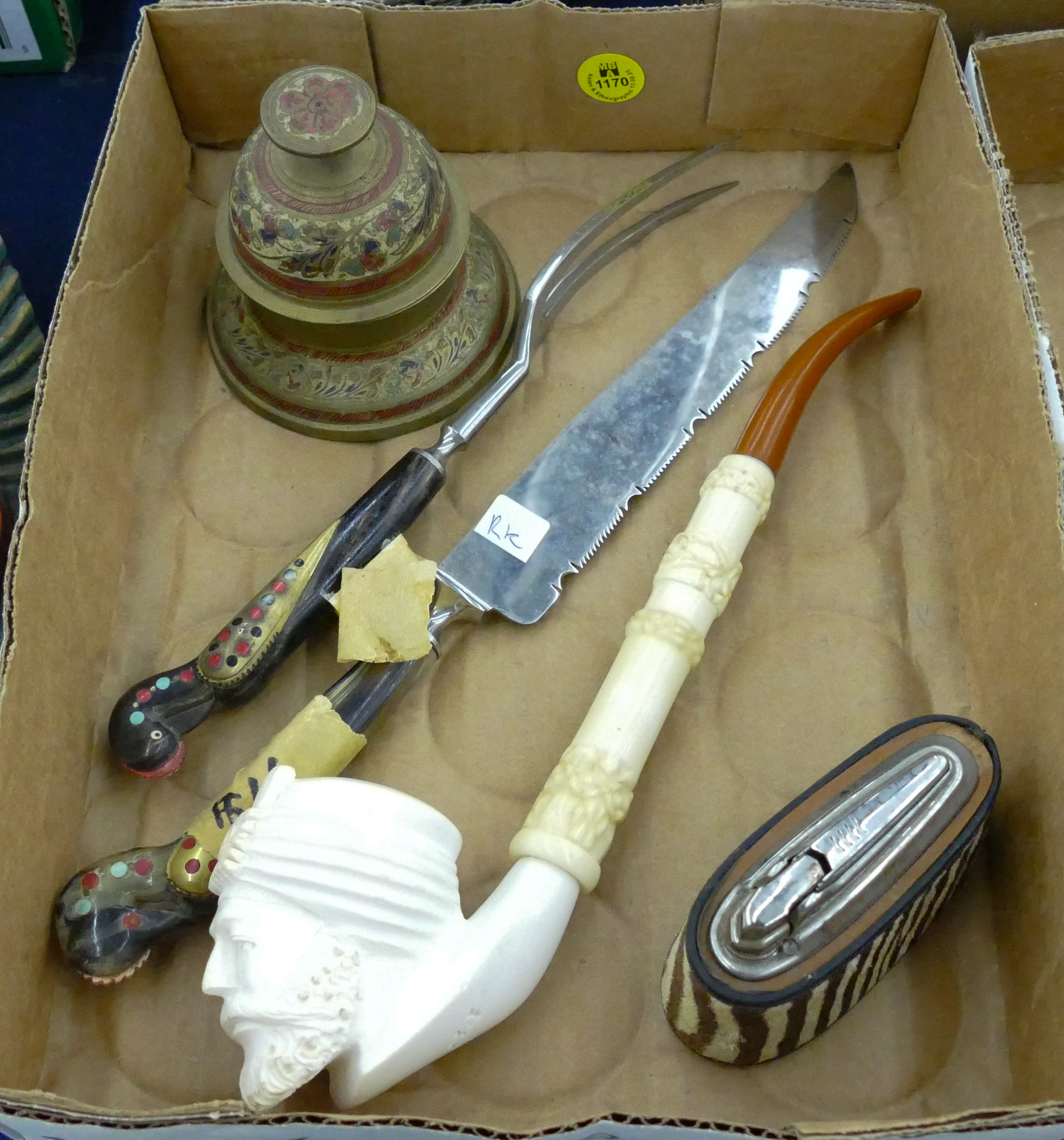 Box Meerschaum Pipe etc.