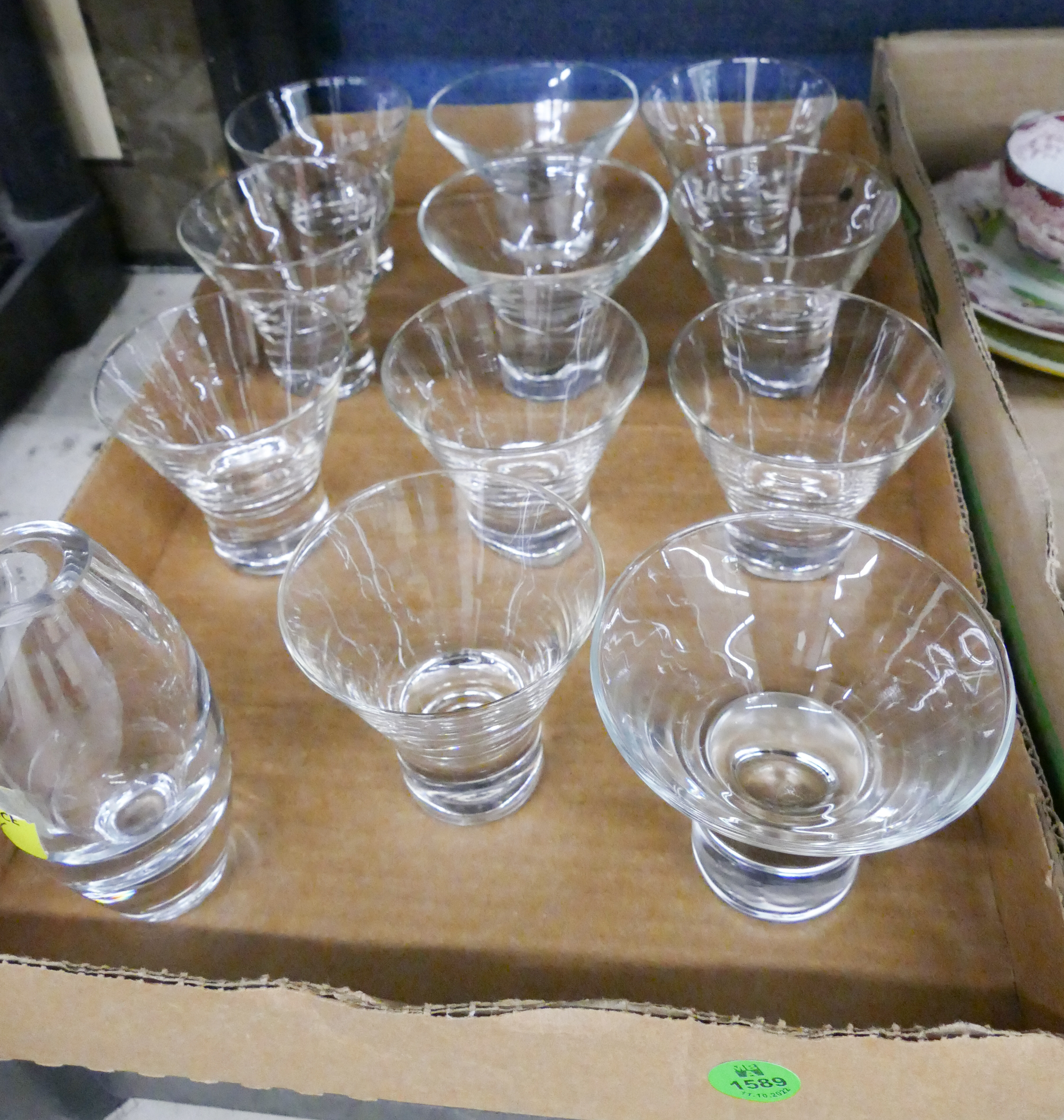 Box Midcentury Martini Glasses