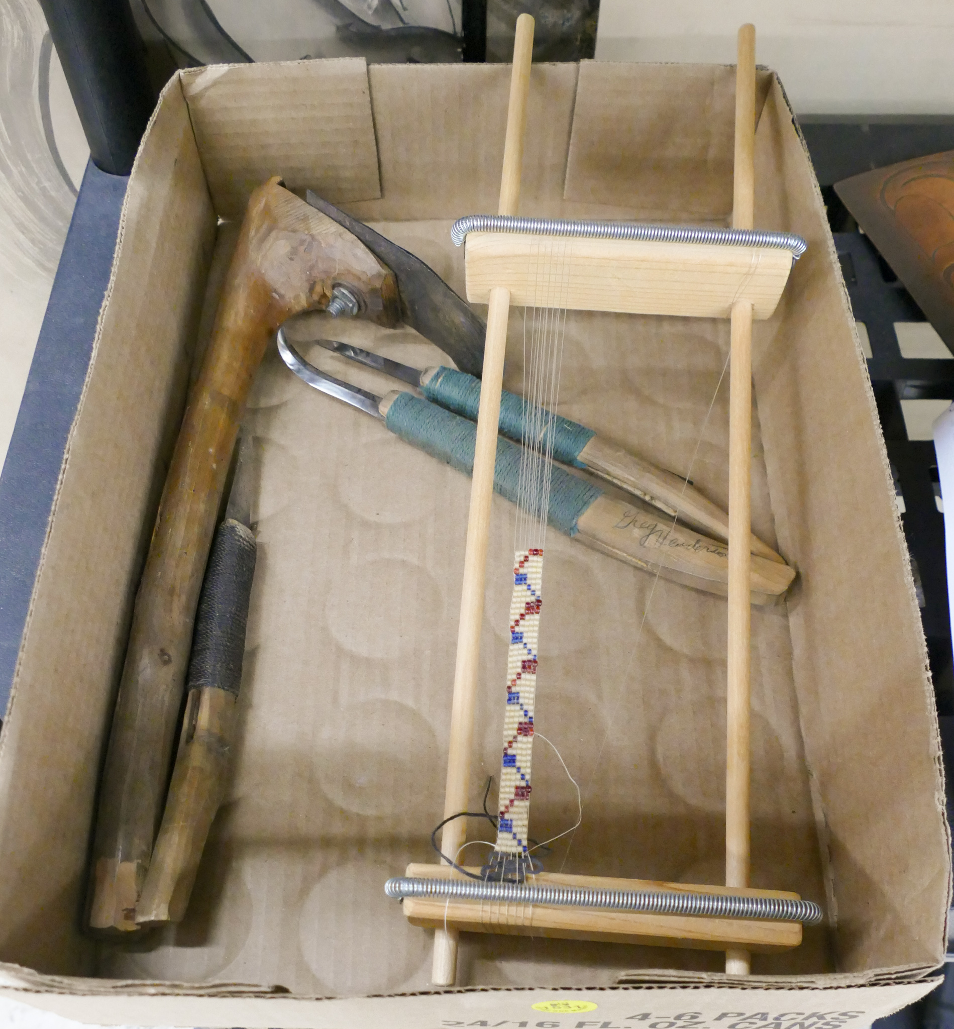 Box Native Handled Carving Tools