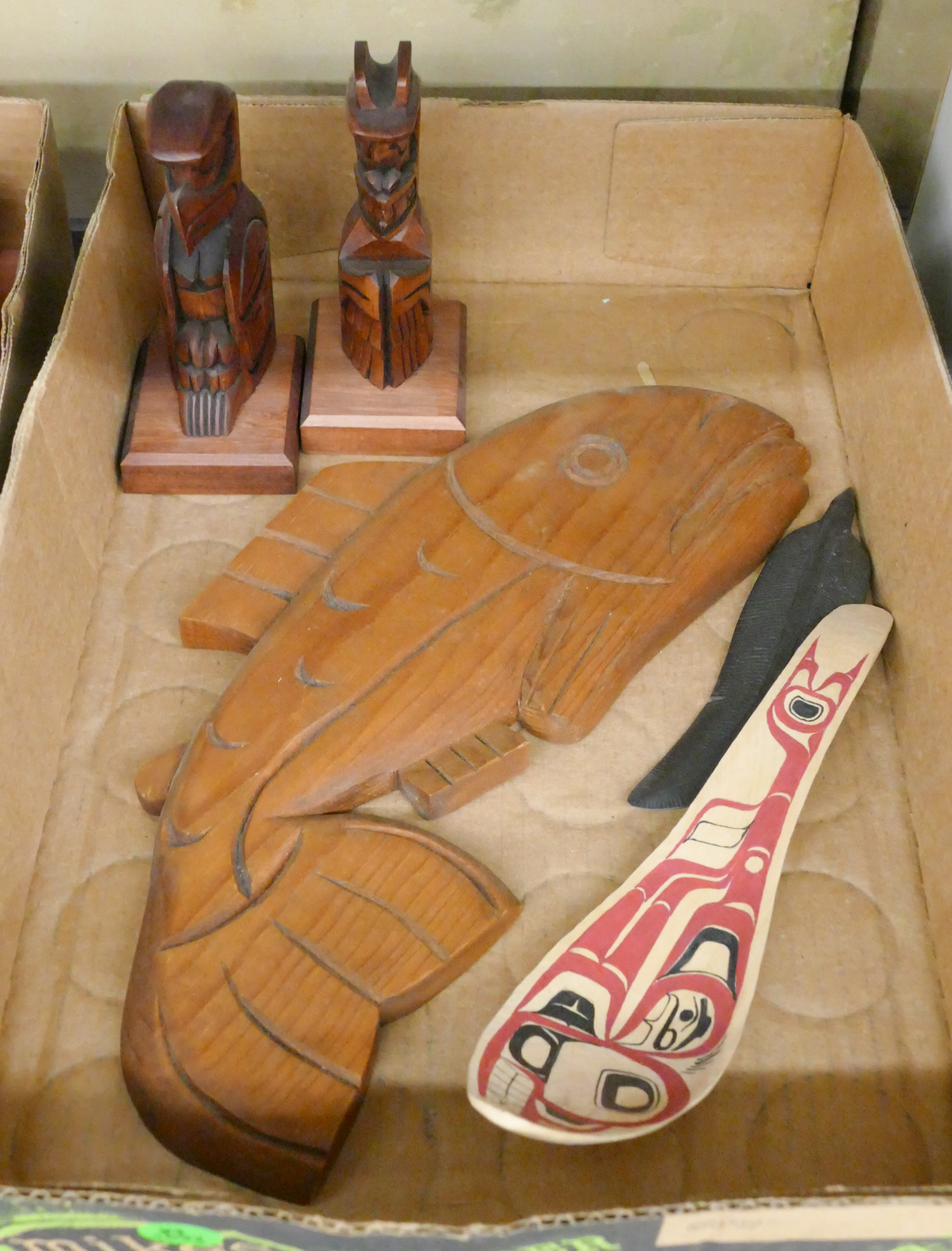 Box NW Coast Totem Models etc.