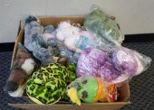 BOX OF 17 PLUSH ANIMALS, PREDO