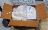 BOX OF ANTIQUE & VINTAGE TABLE