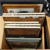 BOX OF ARTWORK PREDOMINANTLY C