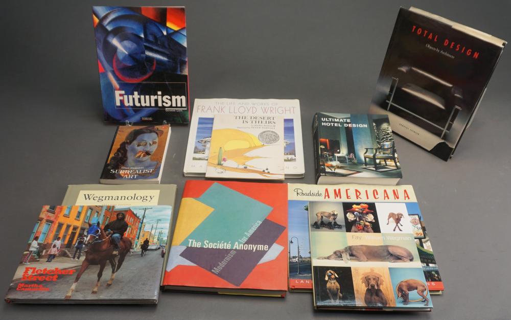 BOX OF BOOKS, PREDOMINANTLY: ART,