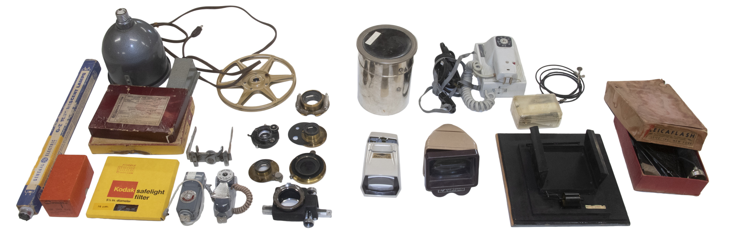 BOX OF CAMERA ACCESSORIES
