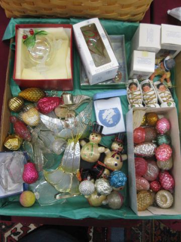 Box of Christmas Ornaments