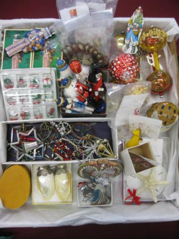 Box of Christmas Ornaments