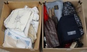 BOX OF LEATHER GLOVES, WOOL SC