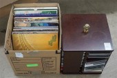 BOX OF LONG PLAYING RECORDS AN