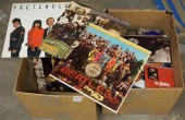 BOX OF LONG PLAYING RECORDS AN