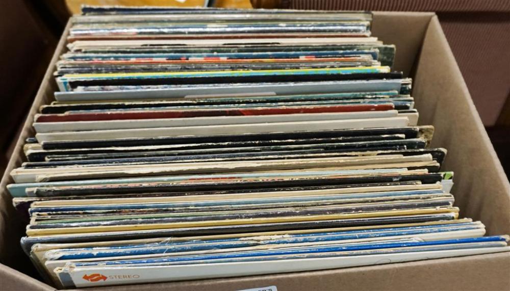 BOX OF MOSTLY CLASSIC ROCK LPSBox