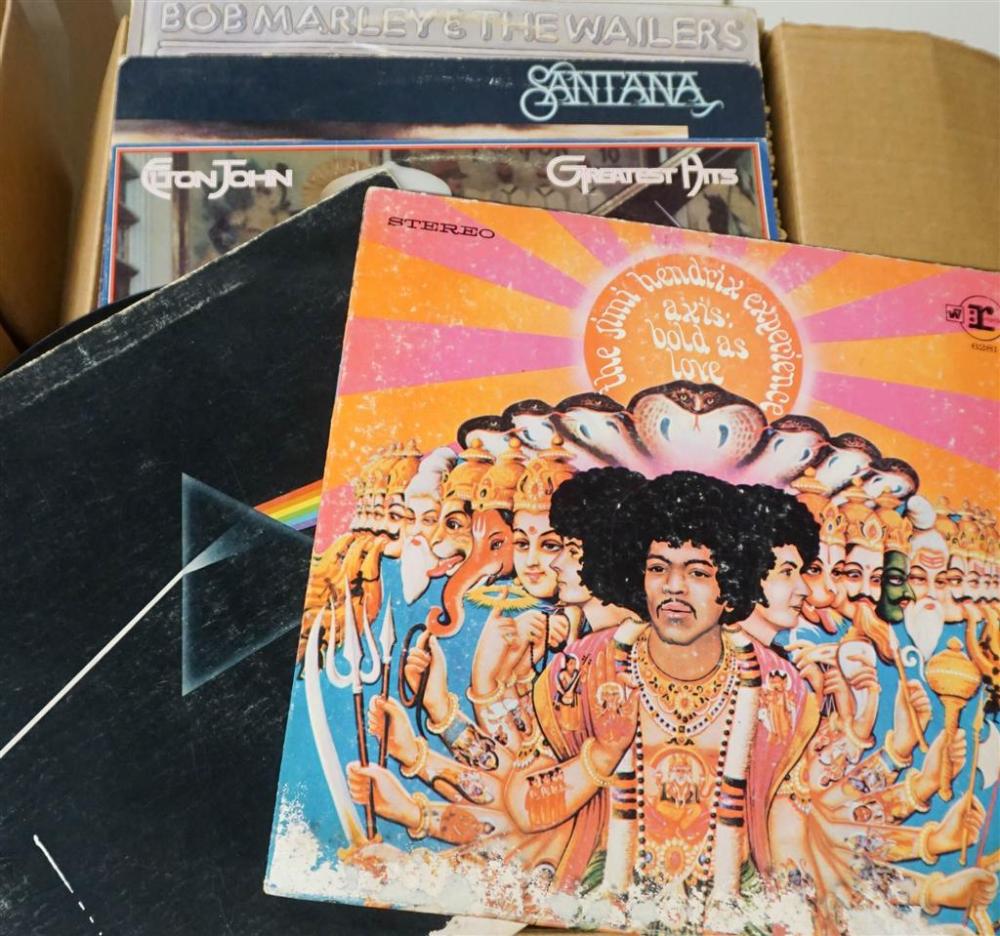 BOX OF PREDOMINANTLY CLASSIC ROCK