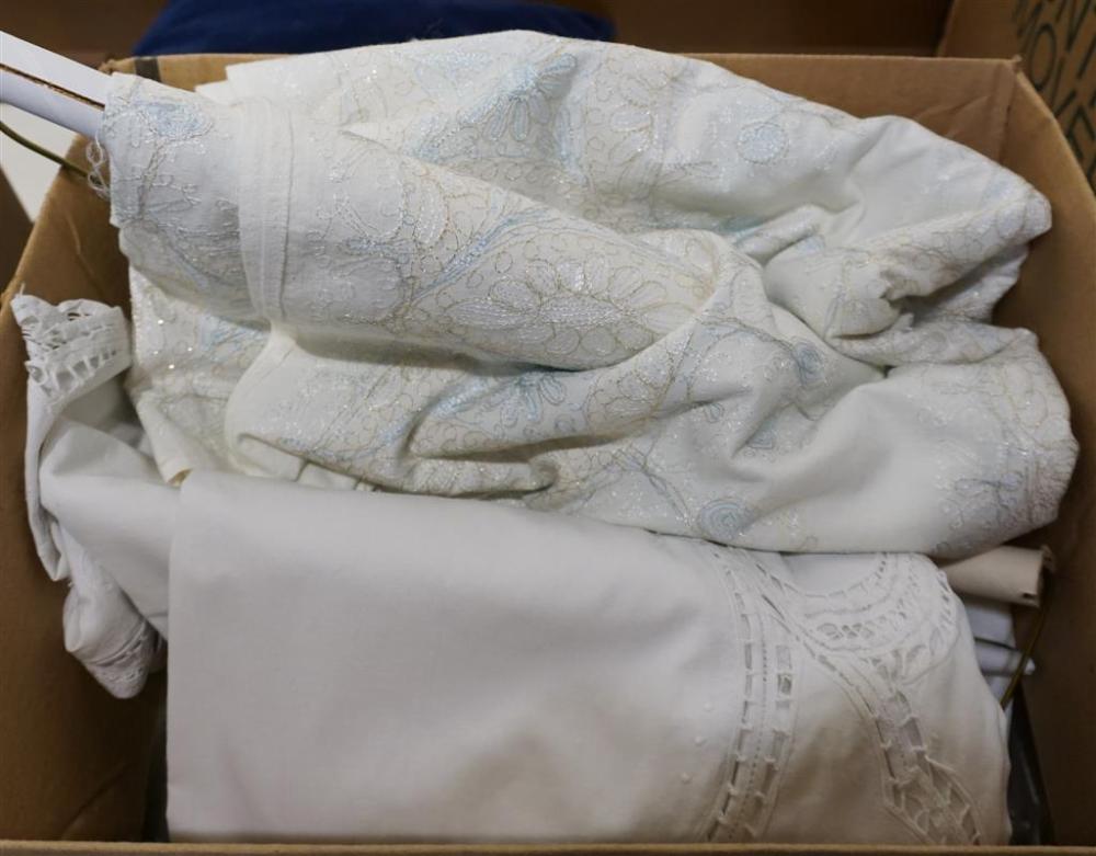 BOX OF TABLECLOTHSBox of