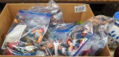 BOX OF VINTAGE TOY FIGURES, CI