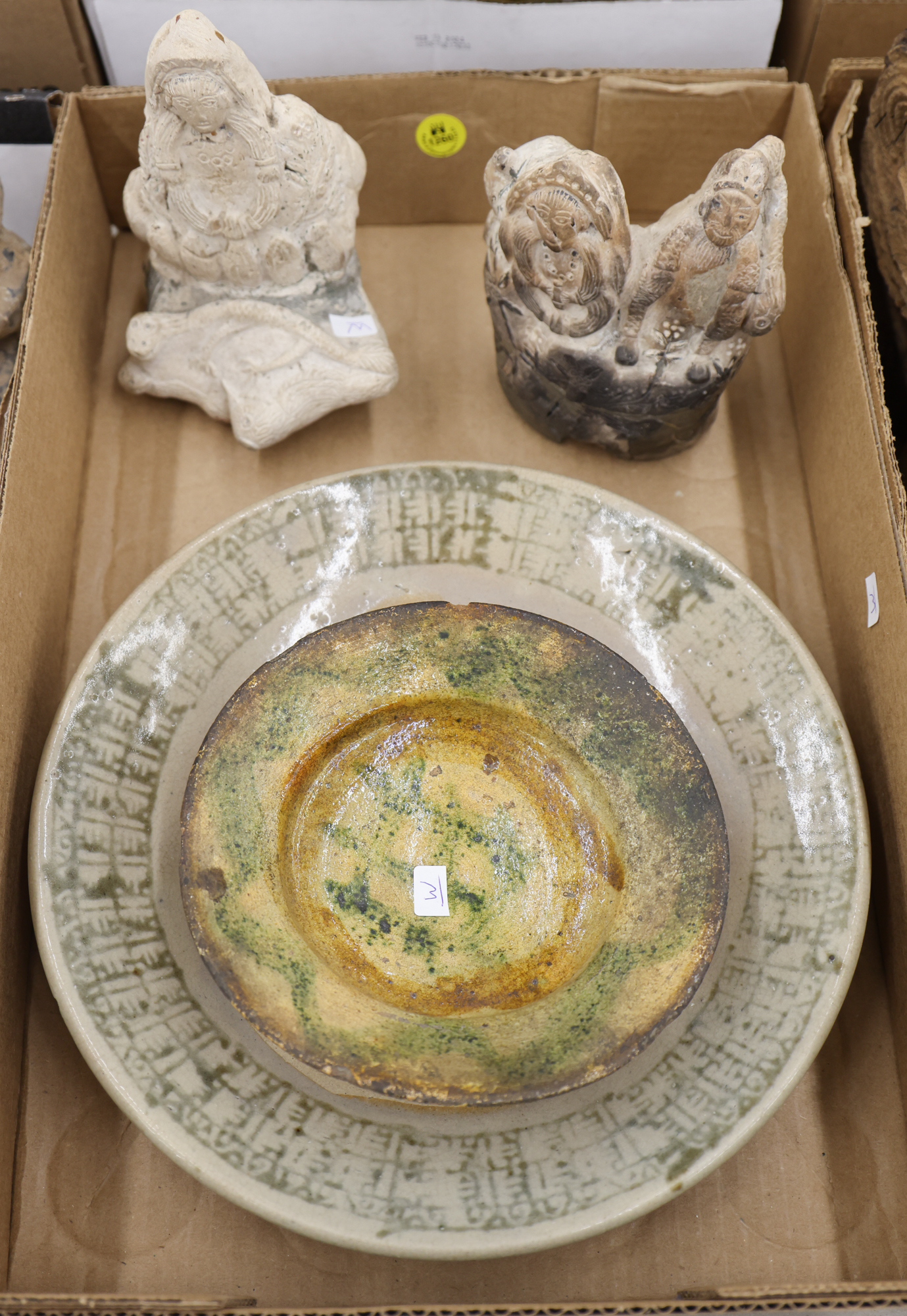 Box Old Asian Ceramic Dishes &