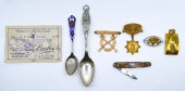 Box Old BPOE Medals and Sterli