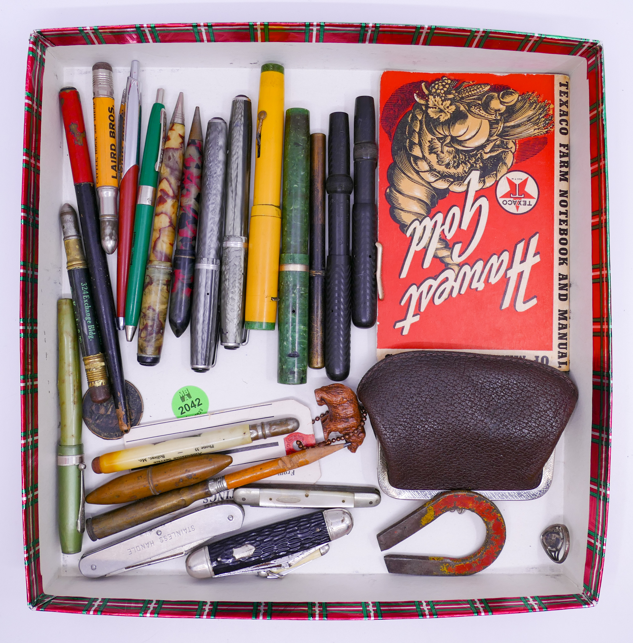 Box Old Fountain Pens & Pocket