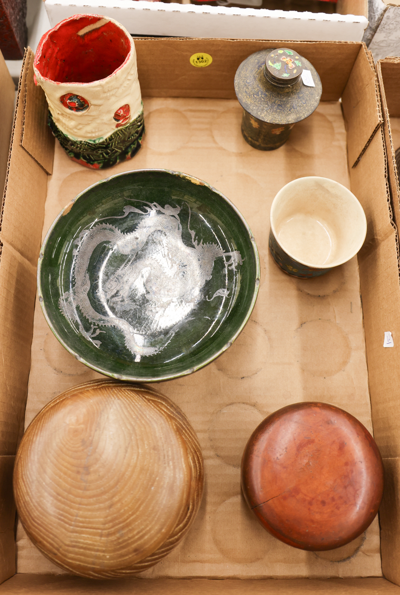 Box Old Japanese Ceramics & Boxes