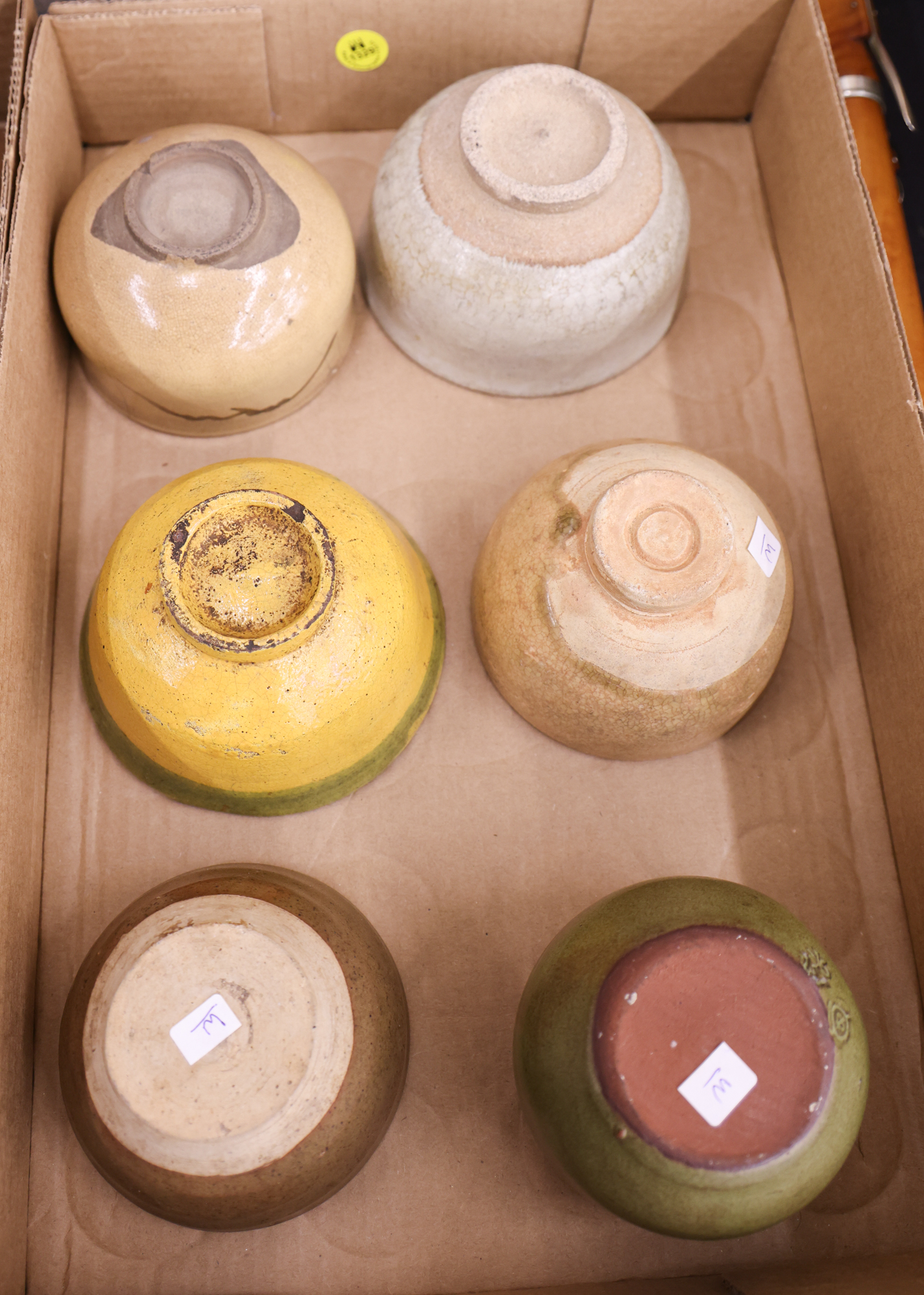 Box Old Japanese Chawan Pottery Tea