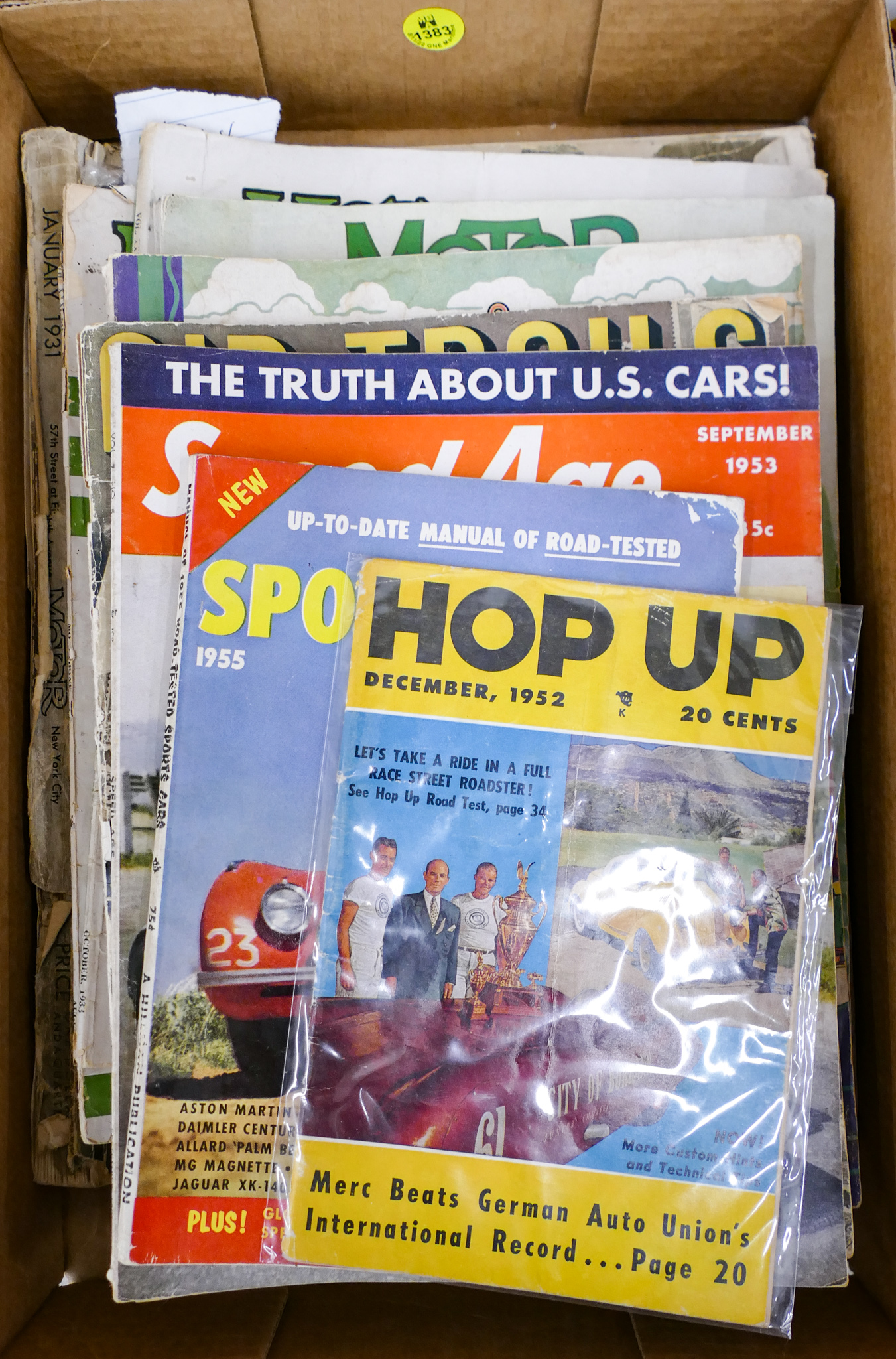 Box Old Motor Magazines
