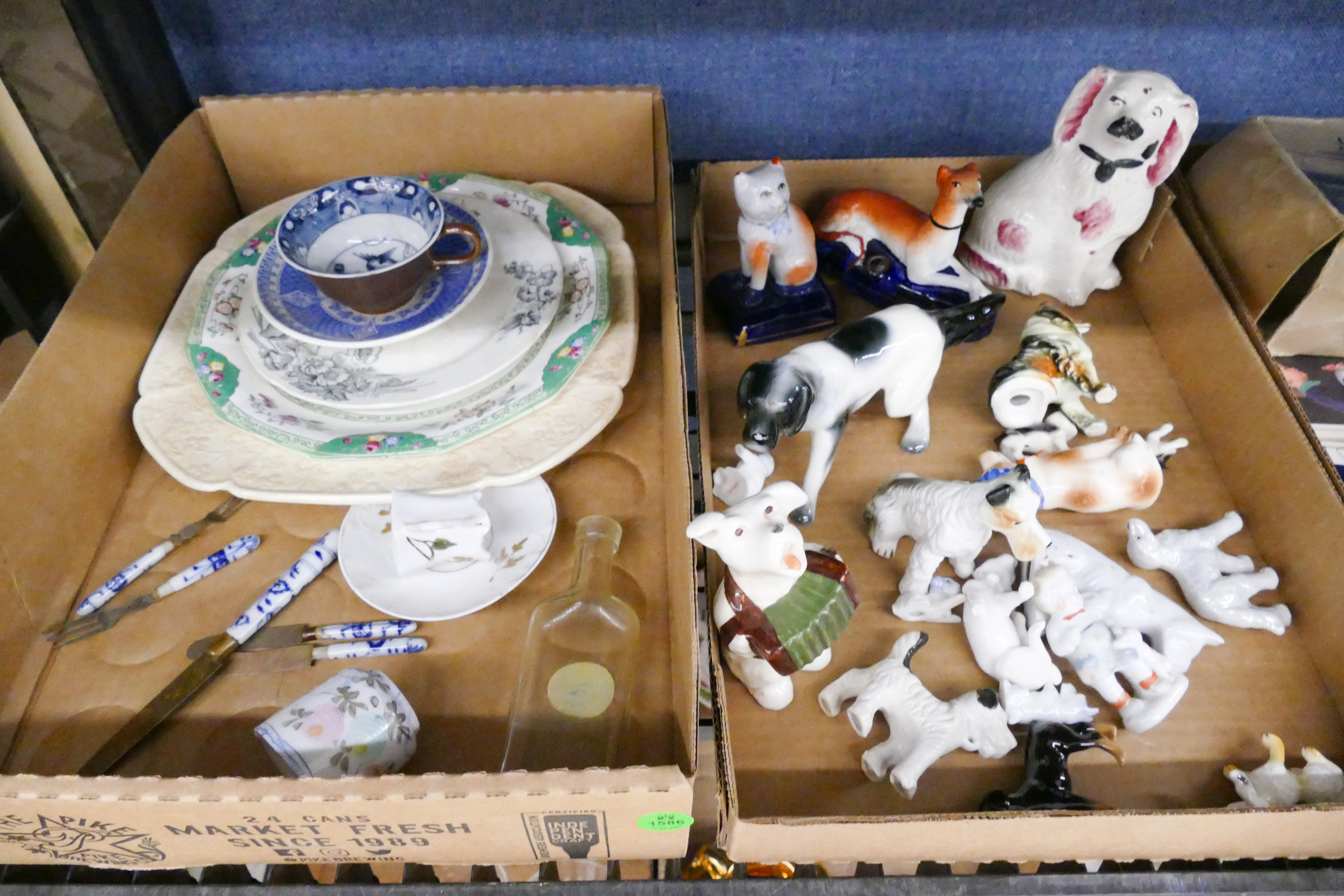 Box Old Plastic Toys Etc