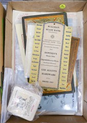 Box Old Restaurant Menus Etc.