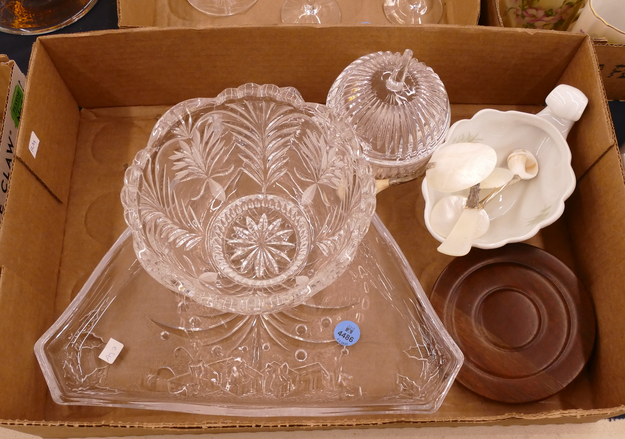 Box Pressed Glass Etc