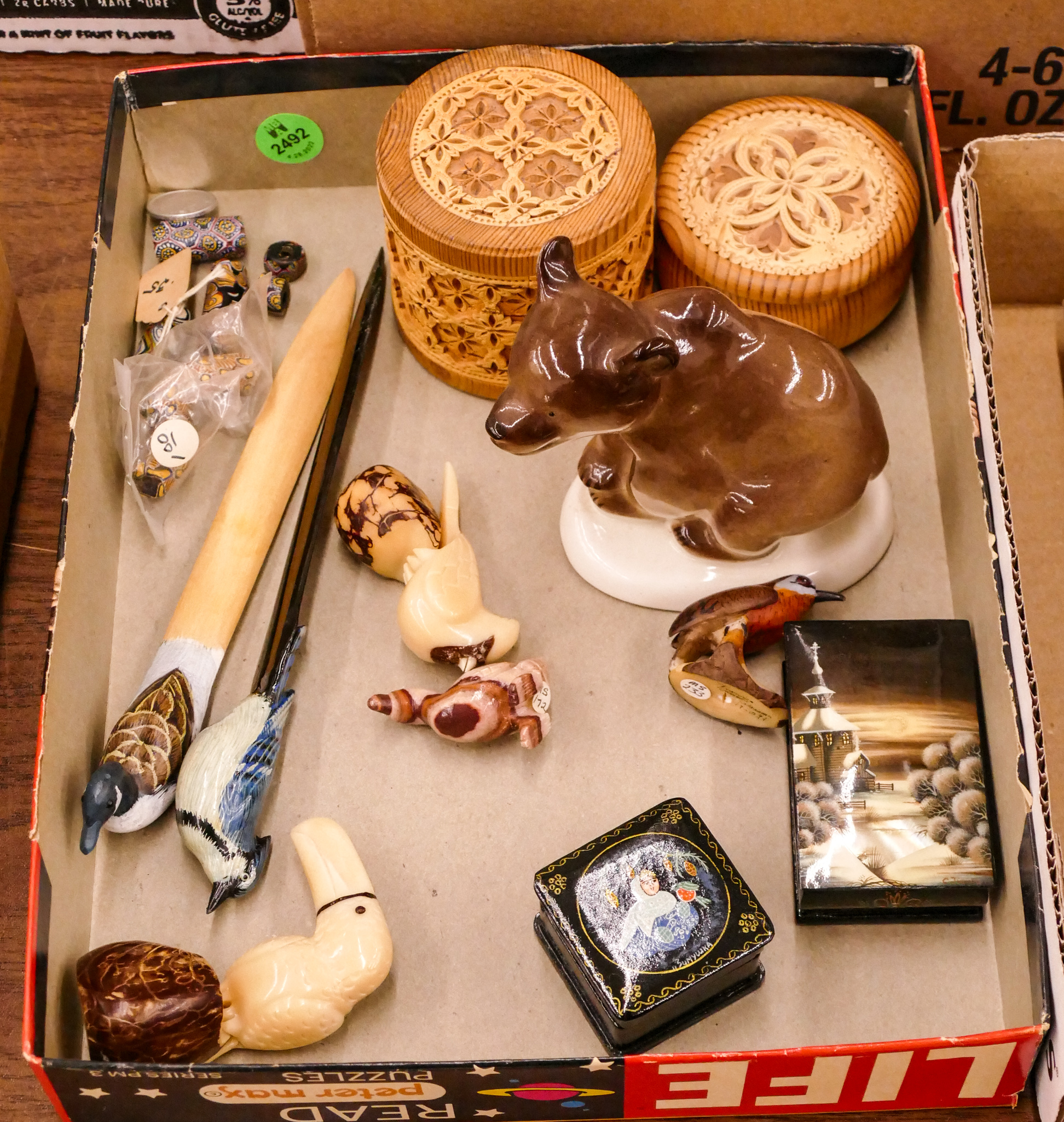 Box Russian Lacquer Boxes Etc