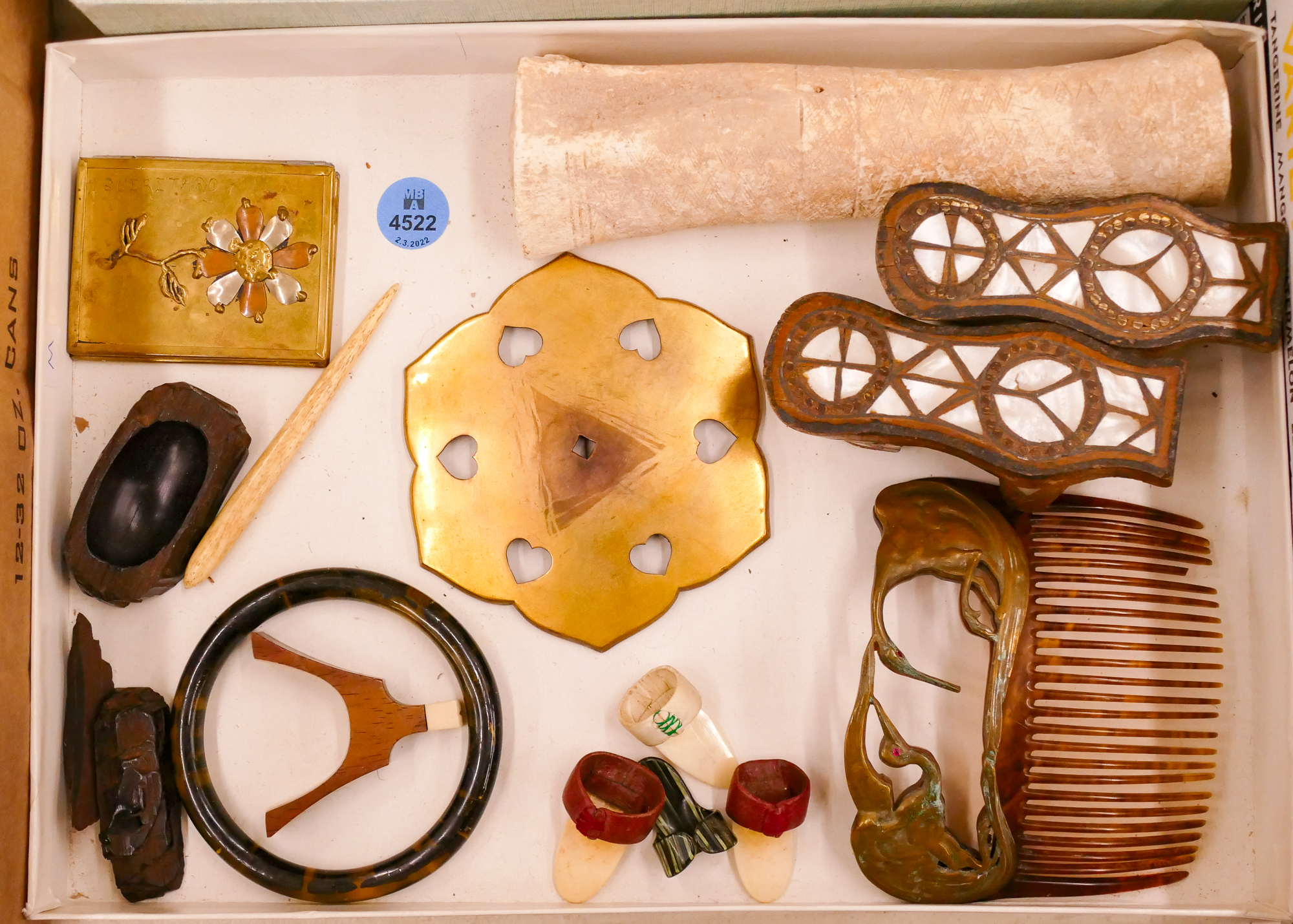 Box Small Ethnic Items Etc