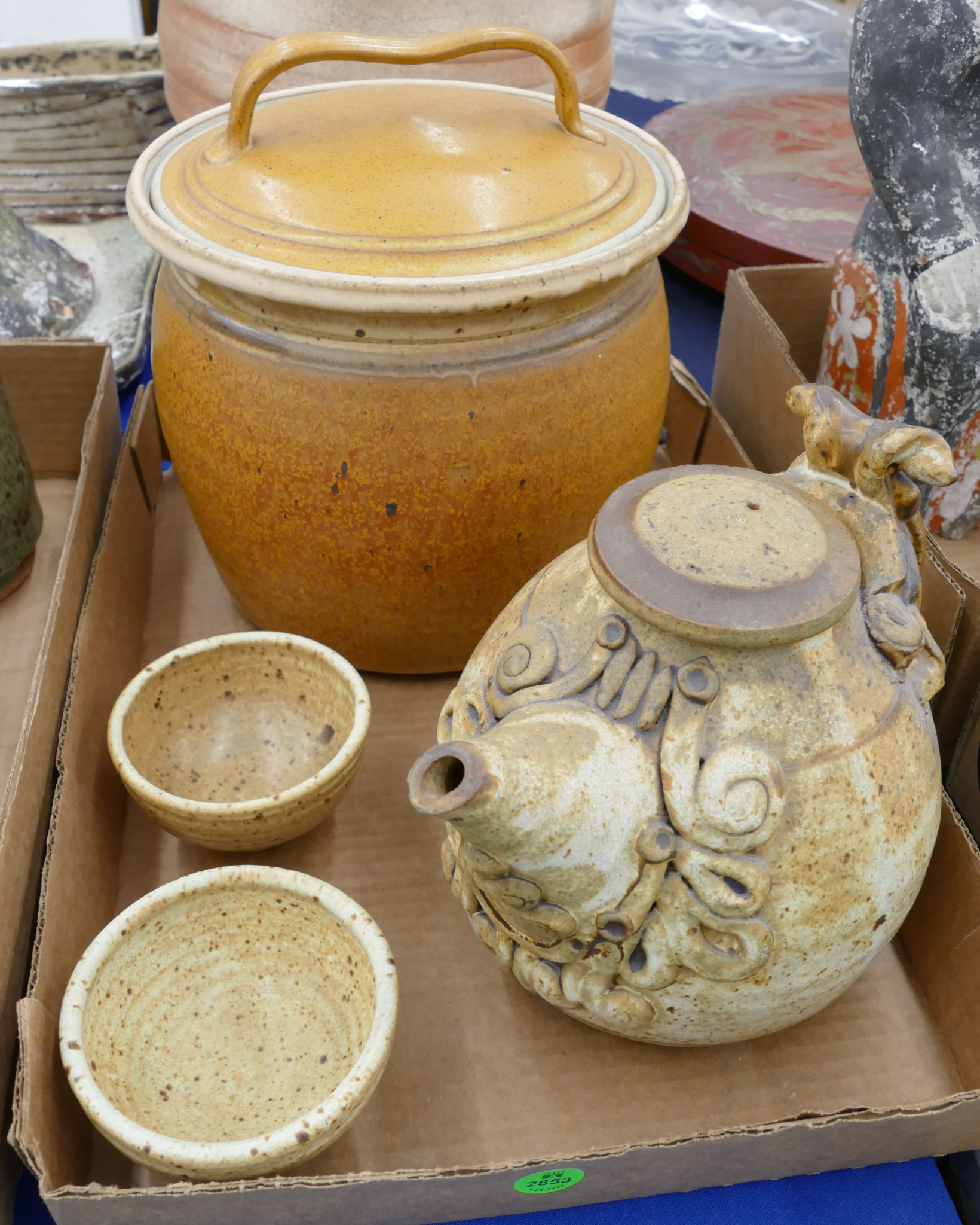 Box Speckled Glaze Studio Pottery
