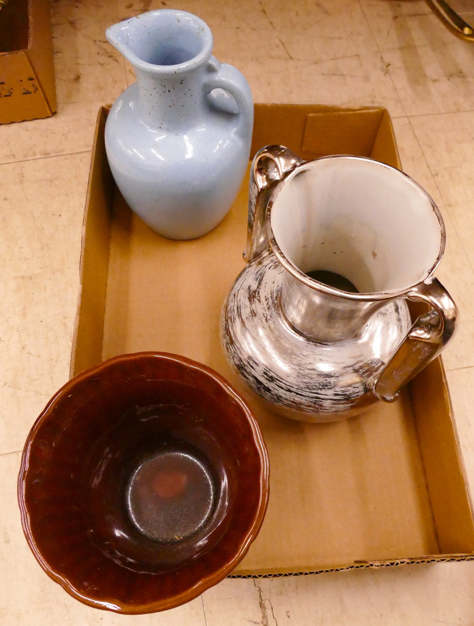 Box Stangl & Frankoma Pottery