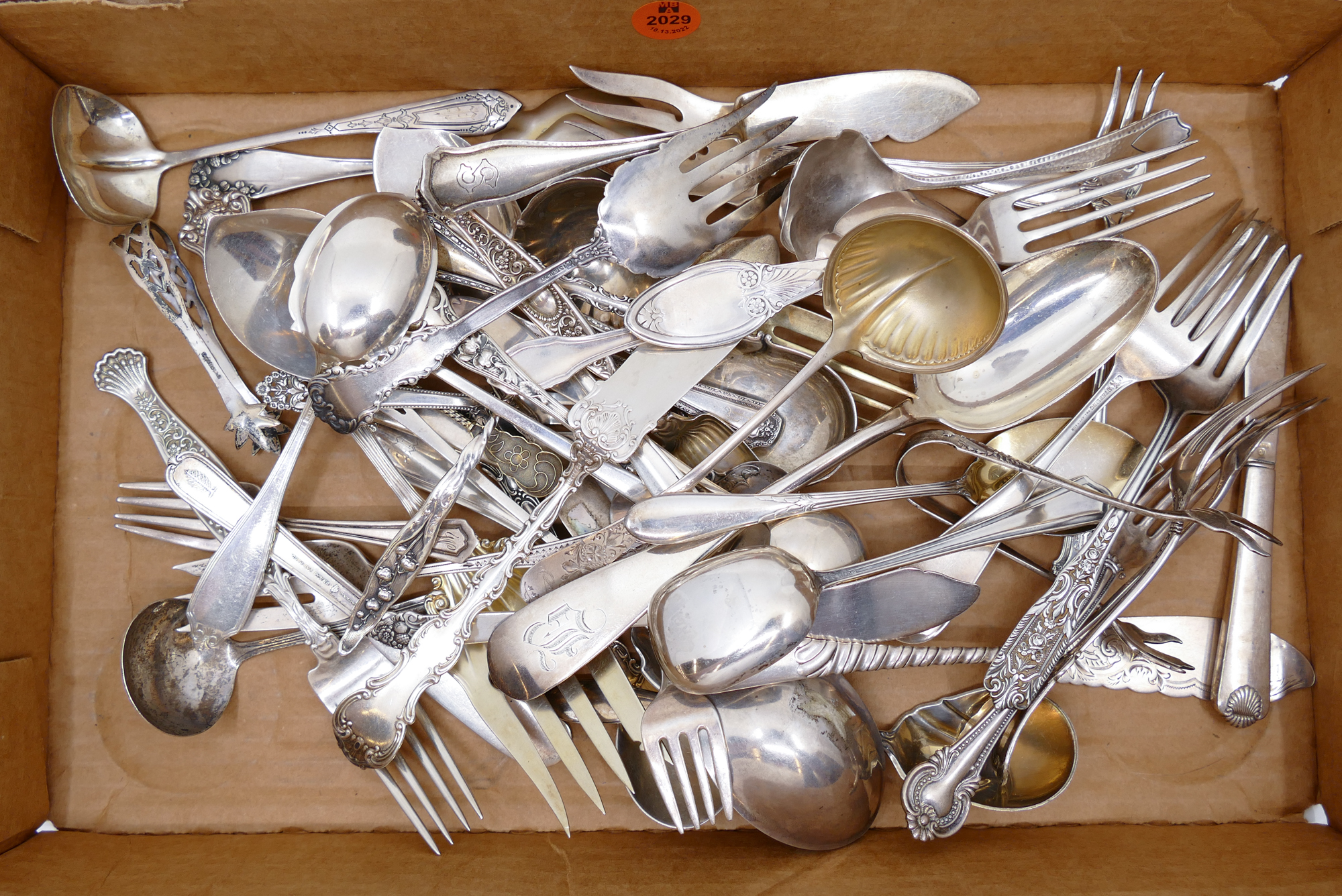 Box Sterling Forks, Ladles, Etc-