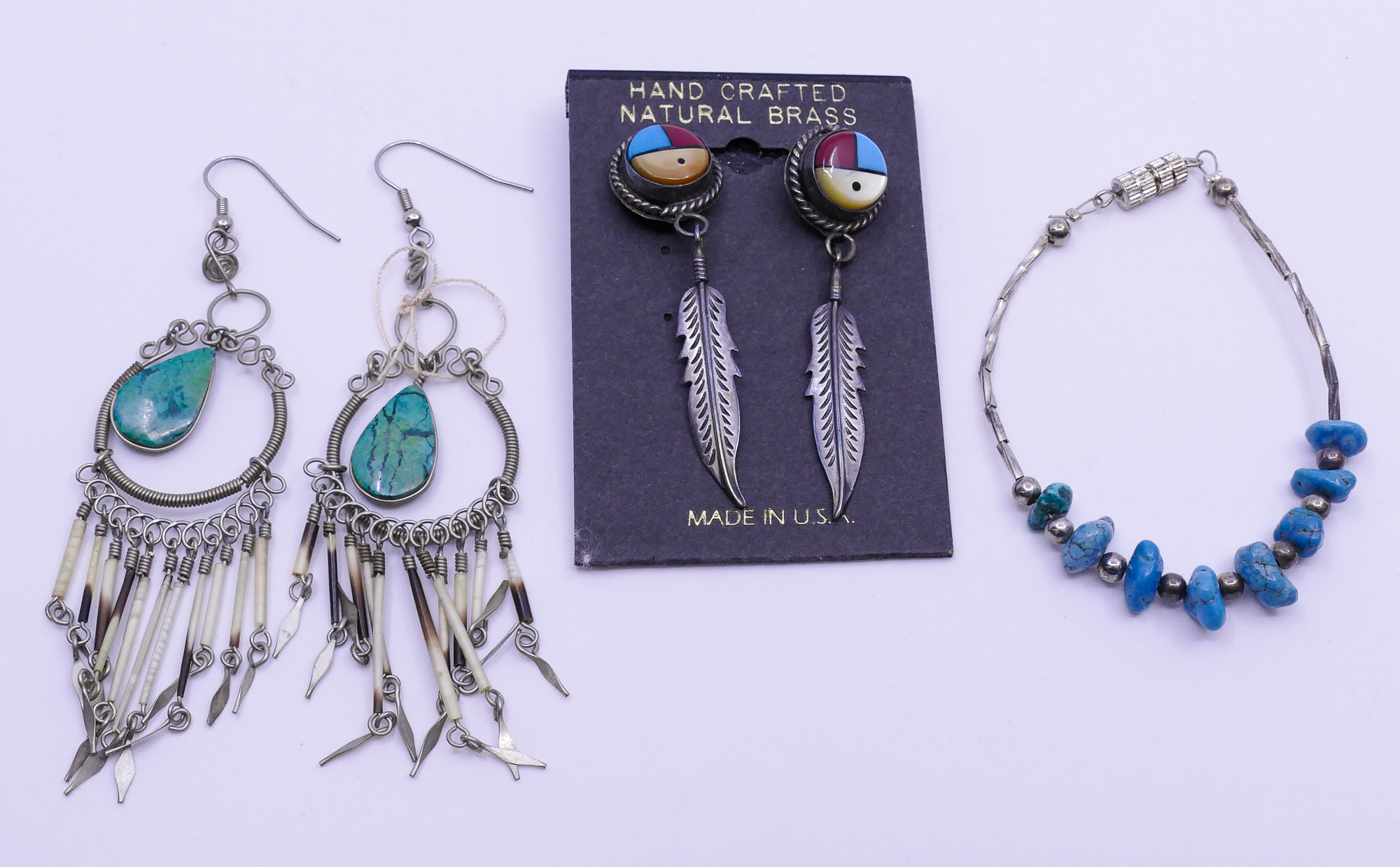 Box SW Earrings and Bracelet