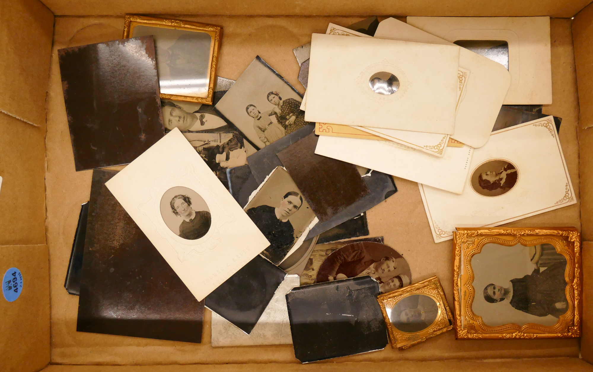 Box Tintype Small Portrait Photos