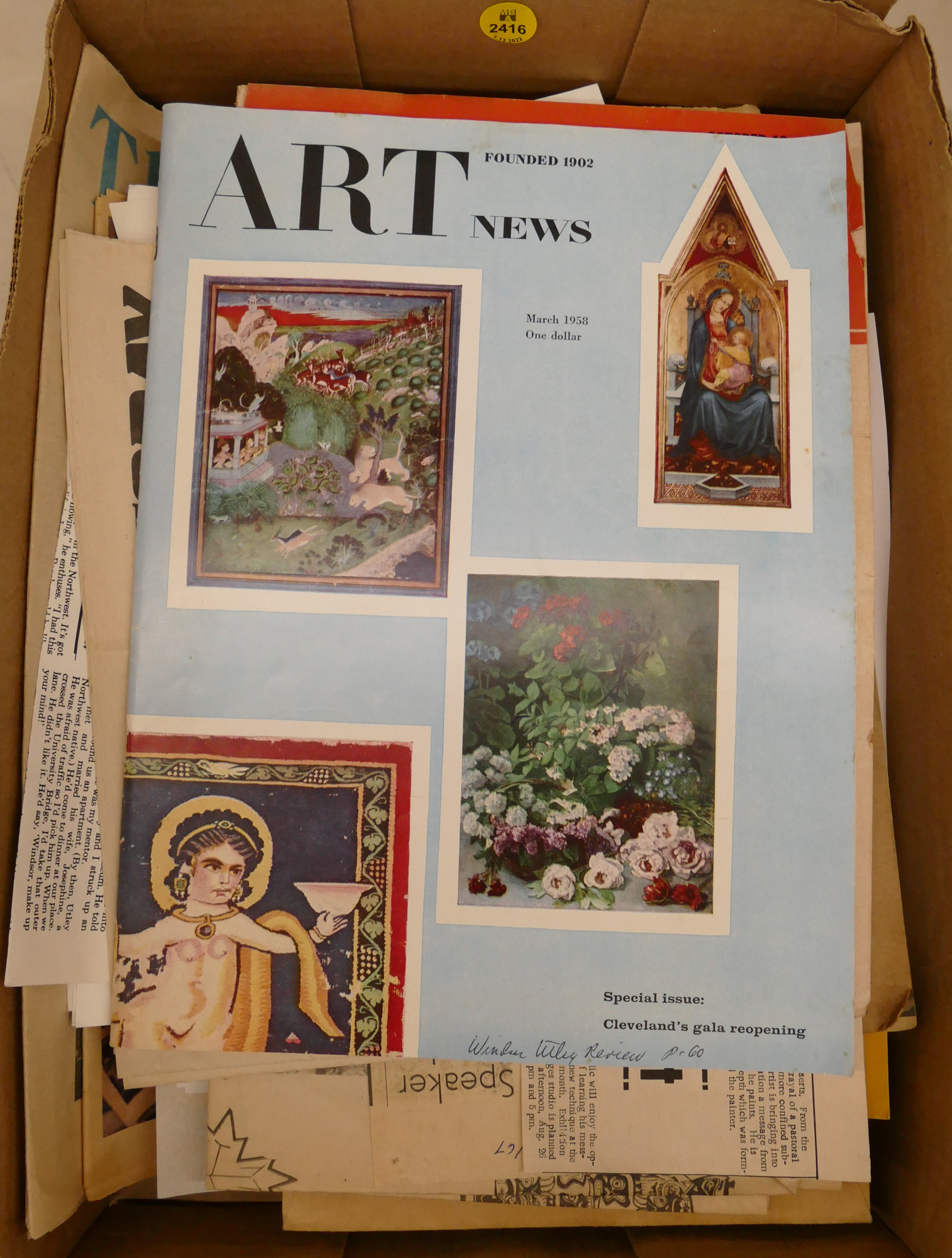 Box Vintage Art Magazines &